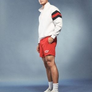 NWT Abercrombie half snap..mockneck sweatshirt..size 2XL